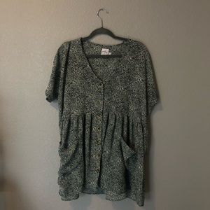 Princess Polly green Shift dress